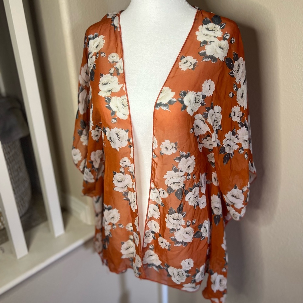 Pretty orange kimono